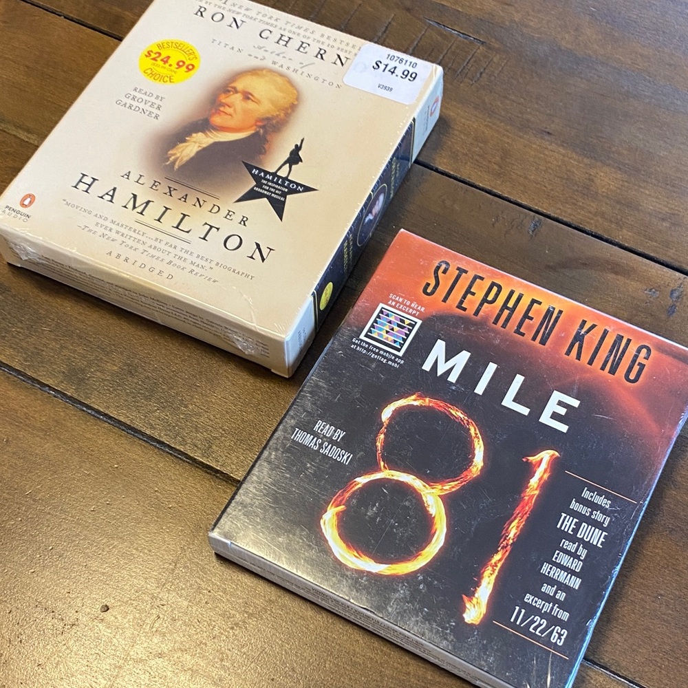 Stephen King Alexander Hamilton audiobook bundle